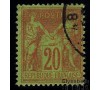 France - n°  96 - 20c brique s/vert - Type Sage.