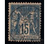 France - n° 101 - 15c bleu - Type Sage.  