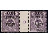 Wallis et Futuna - n° 26 - 0,01 sur 15c violet.