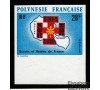 Polynésie - n°  91 - Non dentelé - 2ème Rallye des Scouts et Guides de France.