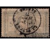 France - n° 33 - 5F violet-gris - Empire Lauré.