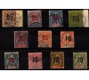 Anjouan - n°20/30 - Série complète 1912.