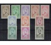 Indochine - n° 182/192** - Roi Monivong.