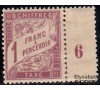 France - n°Taxe 39 - 1f Rose sur Paille - Type Duval.
