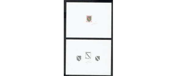 France - n°1045 - Marche - Epreuve de décomposition + Epreuve d'artiste.