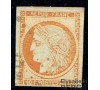 France - n°   5 l - Cérès - 40c orange pâle