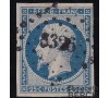 France - n° 10 - 25c bleu - P.C.3326 Le Teilleul.