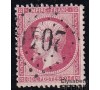  France - n&deg; 24 - 80c rose - Napol&eacute;on III. Gros chiffres.