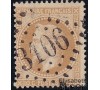 France - n&deg;  28A - 10c bistre - Empire laur&eacute;. GC. 3106