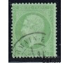 France - n°  35 - 5c vert - Napoléon III.