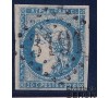 France - n° 44A report I - 20c bleu - Emission de Bordeaux.