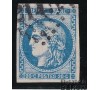 France - n°  46B - 20c bleu - Emission de Bordeaux.