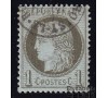 France - n°  50 - 1c vert-olive - Cérès dentelé.
