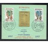 EUROPA - FRANCE - n°1122/1123 -  Carte EUROPA 1957 - 6 membres