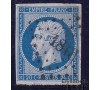 France - n°  15 - Cérès - 25c bleu - Petits chiffres.