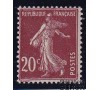 France - n&deg; 139 - Semeuse 20c brun-rouge.