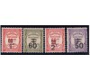 France - n&deg;Taxe 51/54 - S&eacute;rie surcharg&eacute;e de 1926.