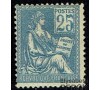 France - n&deg; 114 -  25 c  bleu - Type I - MOUCHON -