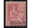France - n&deg; 116 - Mouchon 10c  rose - Type II.