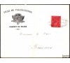 France - Valenciennes sur lettre - Timbre de guerre.