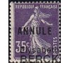 France - n° 142 - CI/2 - Annulé - 35c Semeuse.