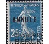 France - n°140a - CI-2 -Annulé - Semeuse 25c.