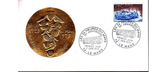 France - n°1761 - Les 24 heures du Mans - Médaille Or.