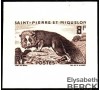 Saint-Pierre et Miquelon - n° 345 - Renard argenté - Petite épreuve.