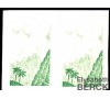 Réunion - n°PA  5 en paire - " Fond seul " Montagnes et palmiers.