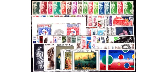 France - n°2178/2251 - Année 1982 - 74 valeurs.