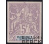 Dahomey - n°  17 - 1f violet type Sage de 1901 - non dentelé - 