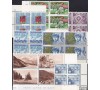 Suisse - Impressions d'essai de 1942 à 1986 - specimen en bloc de 4. 