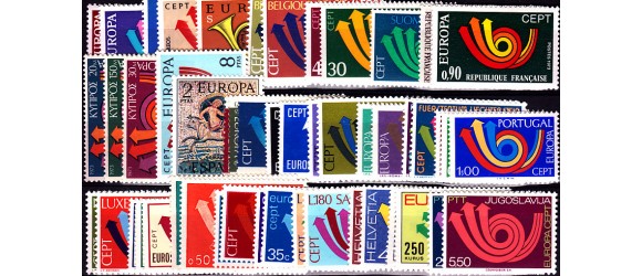 Europa - 1973 - 24 pays - 50 timbres.