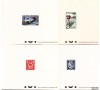 Nouvelle Calédonie - n° 295/301 - Centenaire de la poste et du timbre - 7 épreuves.