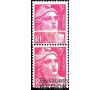 France - n° 806 - Raccord double - Gandon 3F lilas-rose.