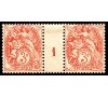 France - n°109*  Ia- 3c Type Blanc - millésime 1