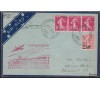 France - n° 224 +278A bande de 3 - 12.11.1937 Le Bourget.