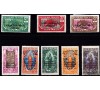 Moyen Congo - n° 93/99A - Timbres de 1907 surchargés.