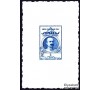 Cote des Somalis - n° 161 - Léon Lagarde - Epreuve bleue sans la valeur faciale.  ﻿  ﻿