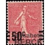 France - n° 224L - Semeuse 50c/65c - Variété.  ﻿