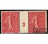 France - n° 129 type I - 10 c Semeuse - Millésime 3.