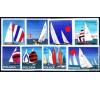 Pologne - n°1440/1447 - Championnat du monde de Yachting.