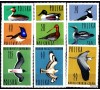 Pologne - n°1347/1355 - Oiseaux aquatiques.