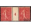 France - n° 129 type II - 10c Semeuse - millésime 4.  ﻿