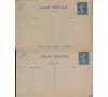 France - Entier postal n°192 cprp - 30c Semeuse bleu