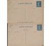 France - Entier postal n° 192 cprp - 30c Semeuse bleu