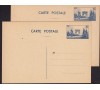 France - Entier postal n°403cp1/2 - Paris - 70c/80c  Arc de Triomphe - série complète