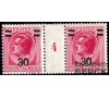 Monaco - n° 104 - 30c/25c rose - Louis II - Millésime 4.