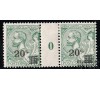Monaco - n° 51 - 20c/15c - Albert 1er - Millésime 0.