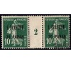 Levant - n° 31 - Semeuse - 1.20p/10c vert - Millésime 2.